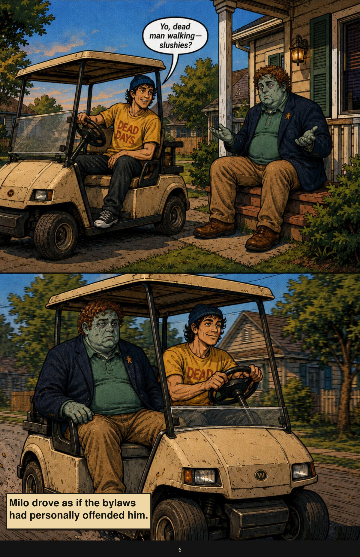Deadbeat, Still story page 6
