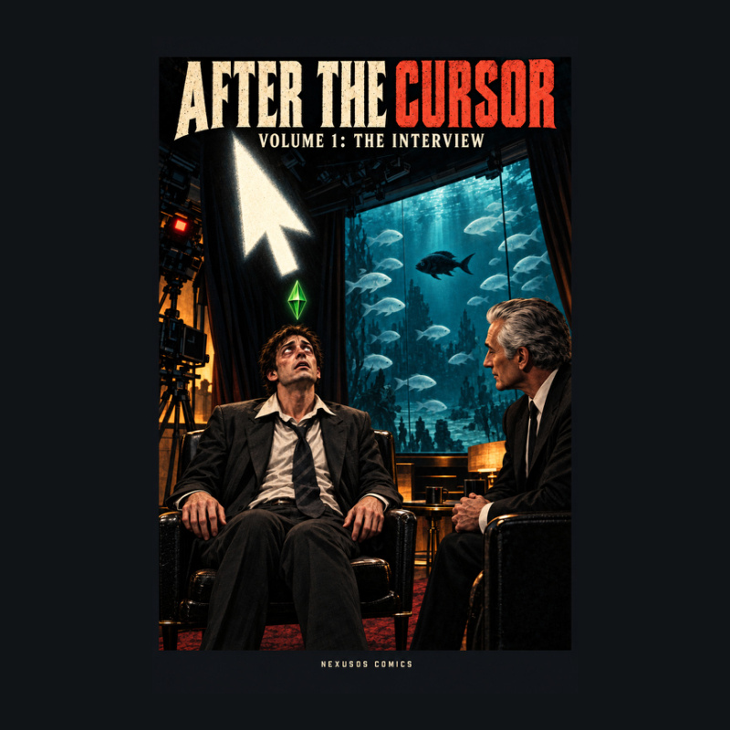 After the Cursor Vol. 1: The Interview | 28-Page Digital Comic PDF | Psychological Horror